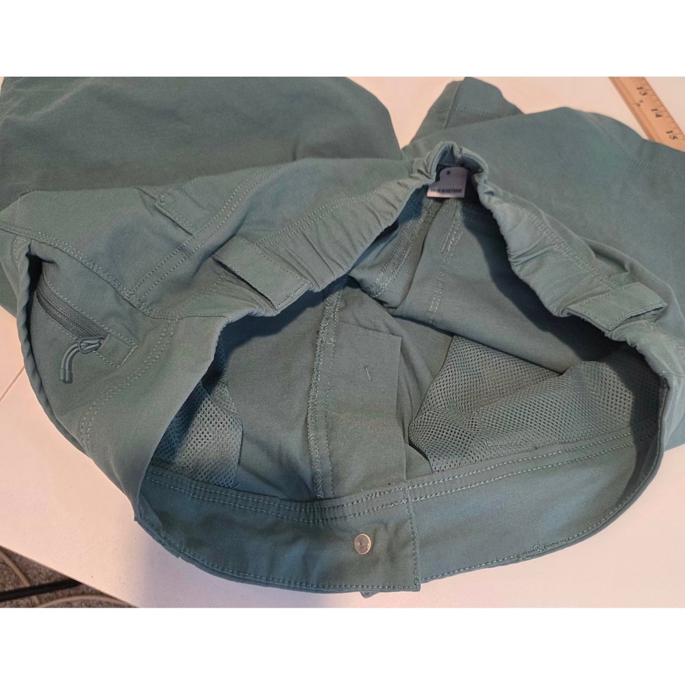 Duluth Trading Co Womens Dry on the Fly 7" Shorts Size 8 Blue Green Hiking 46707 - Picture 10 of 13